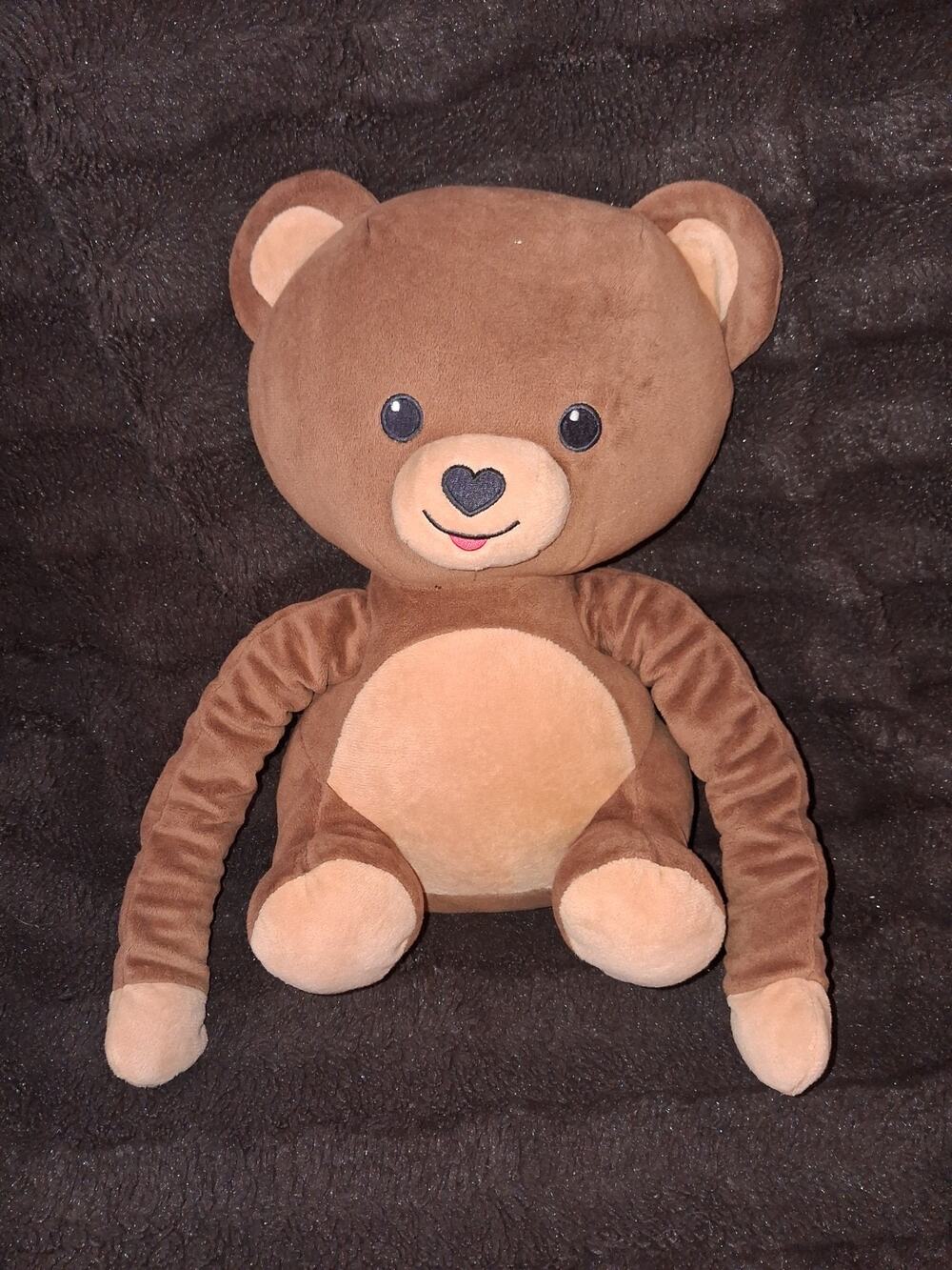 Dan Dee Collectors Choice Teddy Bear Medium Large 12”Plush Brown Stuffed Animal
